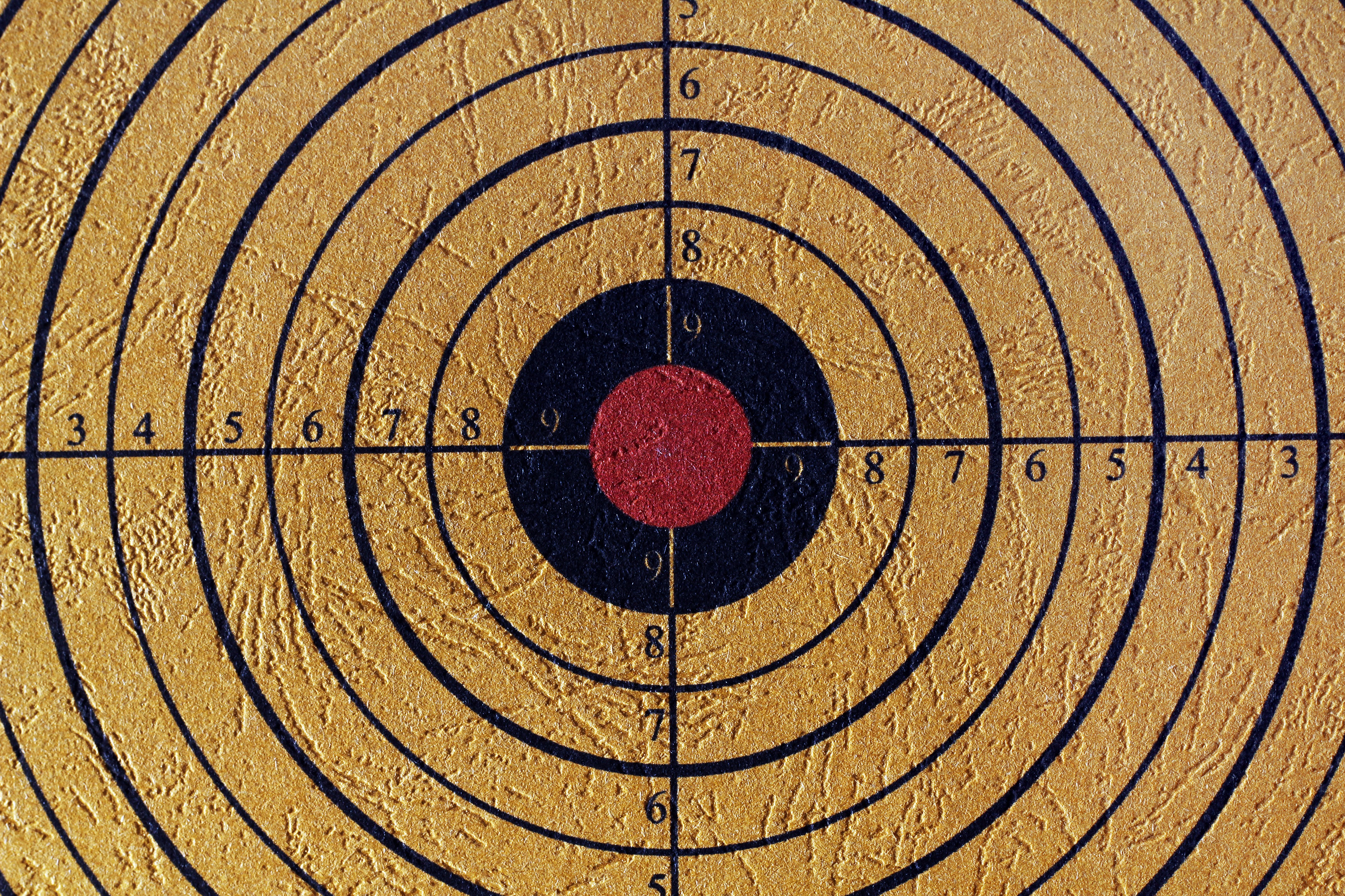 Bullseye Target for Accurate Shooting